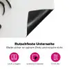 Kreeft - Glossier - Groen - Wit Inductie beschermer vinyl 3mm klein -zzzzzzz-lf-onderkant