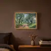 Pad - Bomen - Schaduw - Light Box met batterij (Wandlamp) middel -sfeer4