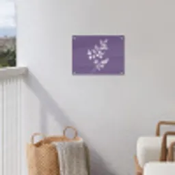 Tak - Sierlijk - Bladeren - Minimalistisch tuinposter los doek klein -sfeer8