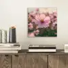 Bloemen - Paars - Wazig aluminium wit klein -sfeer1