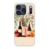 Wijnflessen - Takken - Sinaasappels Telefoonhoesje iPhone 17 Pro klein -3d