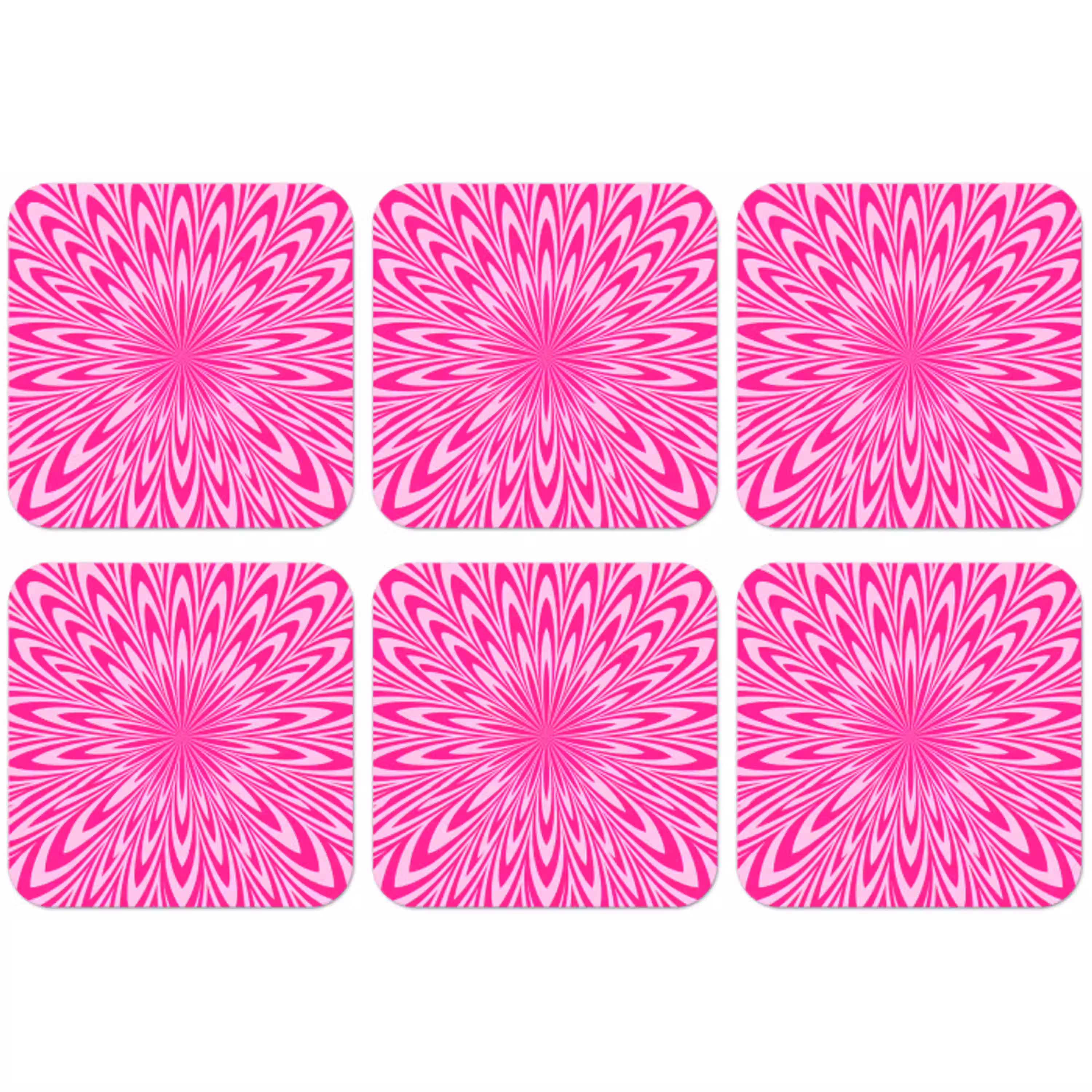 Patroon - Optisch - Roze onderzetter kurk middel -zkaufland3dotto