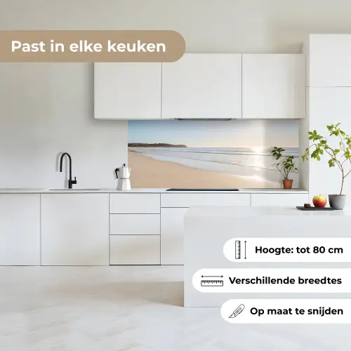 Zee - Zon - Zand keuken achterwand 2 middel -sfeer4_NL
