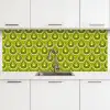 Patronen - Retro - Regen - Druppel - Groen keuken achterwand 2 middel 871 -3d