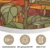 Zonnebloem - Mozaïek - Zonsondergang - Geel Akoestische PET Vilt - Rond klein -closeup_NL