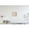 Japandi - Beige - Modern textielposter latten blank klein -kinderkamer