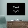 Quotes - Spreuken - Ik kook van jou - Liefde - Partner canvas 2cm klein -sfeer4