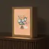 Boeket - Strikje - Quote Light Box met kabel (Tafellamp) klein -z3d_website