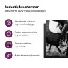 Paard - Sport - Zwart - Wit Inductie beschermer vinyl 3mm middel -zzzzzzz-cc-usp