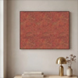 Oosters - Bloemen - Terracotta Textielframe zwart klein 947 -sfeer2