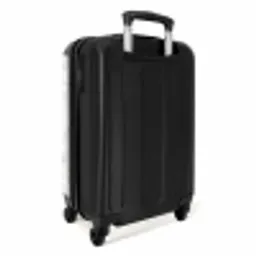 Gouden aders - Marmer - Wit NBS - Handbagage koffer - Volwassenen Unisex middel -achterkant