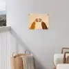 Illustratie - Mokken - Proosten - Bruin tuinposter los doek klein -sfeer8