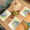 Vaas - Delftsblauw - Madeliefjes Placemat vinyl groot -zzsfeer5_Kitchenyeah-website