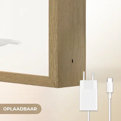 Drumstel - Oranje - Zwart - Aquarelverf Light Box met batterij (Wandlamp) middel -USP_websiteoplaadbaarNL