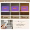See the good - Oranje - Paars - Smiley Light Box met kabel (Tafellamp) klein -USP_lichtkleurNL