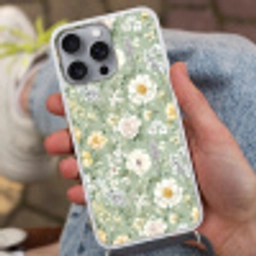 Klassiek - Bloemenpatroon - Kleurrijk Hoesje iPhone 16 Pro Max met koord klein 804 -sfeer3