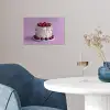 Taart - Kersen - Juwelen - Rood poster papier klein -sfeer3