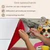 Vrouw - Kat - Bloemen - Kopje - Retro keuken achterwand spatscherm klein -spatscherm_NL