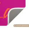 Oh la la - Oranje - Roze Badmat klein -USP_AntislipNL