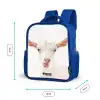 Geit die z'n Tong Uitsteekt Kinderrugzak - Blauw middel -productfoto_formaten