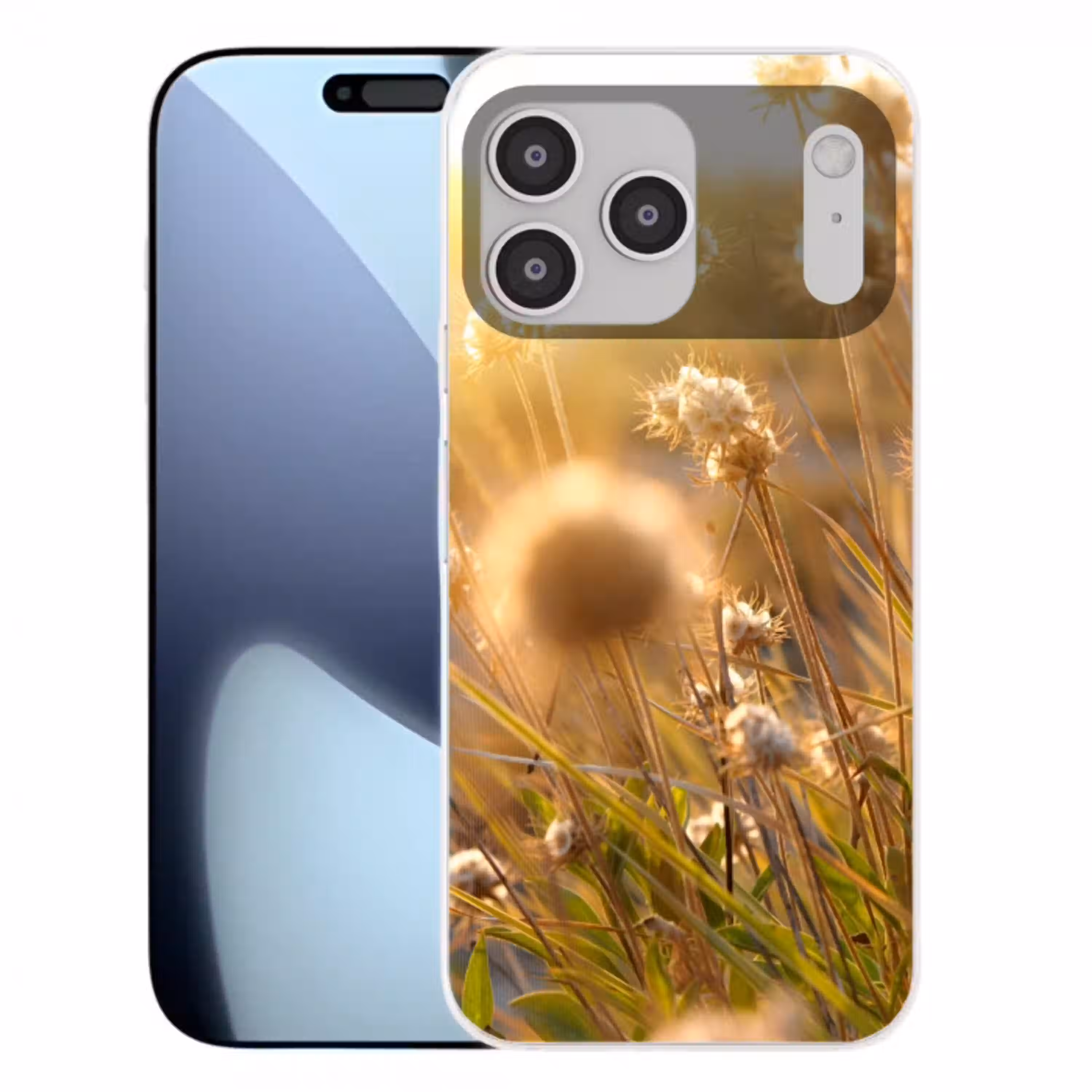 Planten - Natuur - Bloemen - Zon - Horizon Telefoonhoesje iPhone 17 Pro Max klein -3d