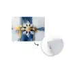 Abstract - Winter - Sneeuwvlok - Sneeuw - Goud fotobehang vinyl groot -3d