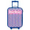 Schubben - Patroon - Blauw - Roze Kinderkoffer - Blauw klein -zz3dotto