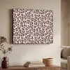 Vlekken - Beige - Luipaard Textielframe zwart klein 947 -sfeer3