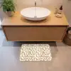 Modern - Abstract - Beige Badmat klein 997 -sfeer1