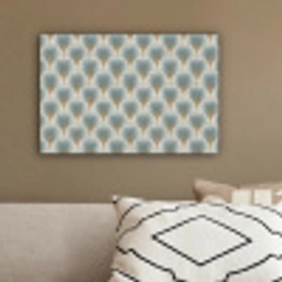 Waaier - Klassiek - Blauw canvas 2cm klein 34 -sfeer3