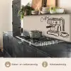 Espressomachine - Beige - Zwart keuken achterwand 2 middel -usp_NL