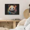 Panda - Graffiti - Dieren - Zwart - Kleuren PET vilt klein -sfeer3