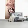 Roze - Bloesems - Eieren fotobehang vinyl groot -slaapkamer