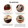 Vrouw - Chilipepers - Pepers - Bloemen Inductie beschermer vinyl 3mm klein -zzzzzzz-td-werking