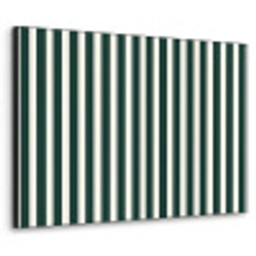 Strepen - Klassiek - Groen Textielframe zwart klein 947 -3d