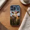 Koe - Bloemen - Weiland Telefoonhoesje iPhone 17 Pro klein -sfeer1