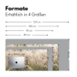 Gras - Close up - Groen Muismat XXL klein -ysfeer5_duits