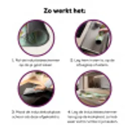 Jungle - Oase - Dieren - Kleurrijk Inductie beschermer vinyl 3mm klein -zzzzzzz-cc-werking
