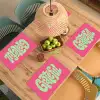 Grateful - Groen - Grafisch - Vloeiend Placemat vinyl groot -zzsfeer5_Kitchenyeah-website