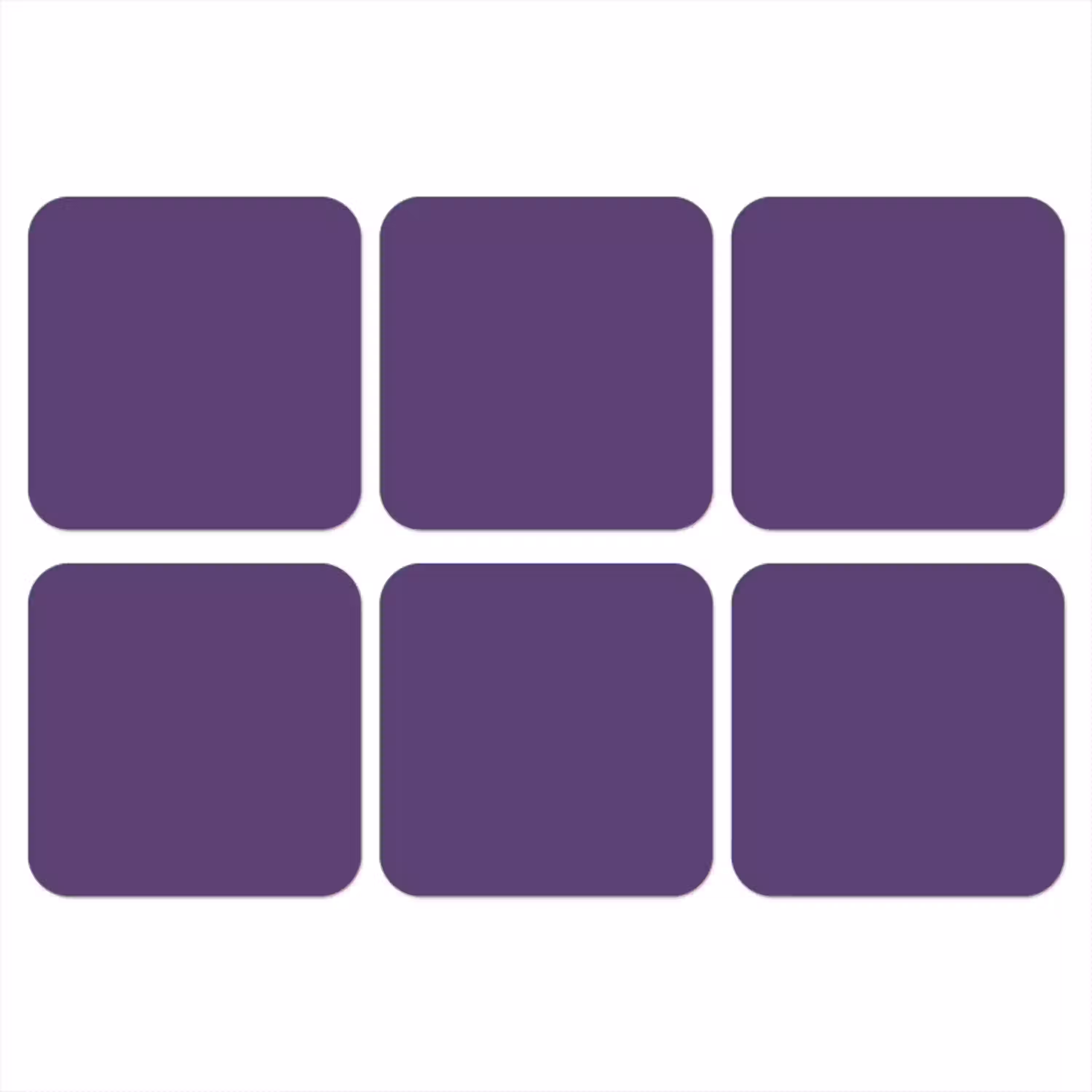 Deep - Plum - Paars onderzetter kurk middel 366 -3d