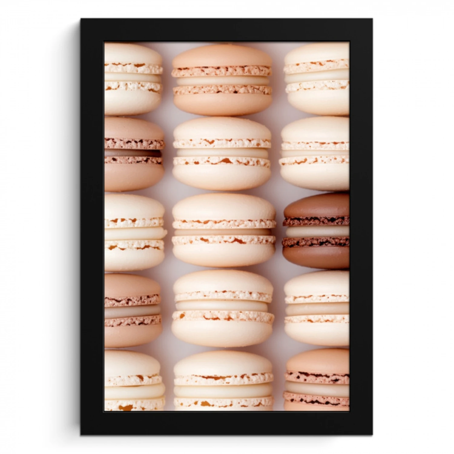 Macarons - Beige - Bruin KitchenYeah - Keuken - Fotolijst klein -3d