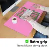 Tekst - Bold - Roze Muismat XXL klein -sfeer3