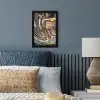 Marmerlook - Goud - Glitter - Luxe - Marmer - Wit fotolijst zwart zonder passe partout klein -sfeer3