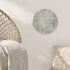 Beton  - Grijs - Muur Wandcirkel kunststof plaat 5mm dik klein 188 -sfeer5