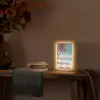 Palmboom - Schommel - Strand - Lucht Light Box met kabel (Tafellamp) klein -sfeer4