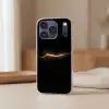Gaming - Oranje - Bliksemflits - Licht Telefoonhoesje iPhone 17 Pro klein -sfeer2