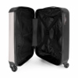 Prinses met knotjes NBS - Handbagage koffer - Kinderen Unisex middel -binnenkant