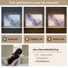 Paars - Modern - Marmer - Abstract Light Box met batterij (Wandlamp) middel -USP_lichtkleurNL