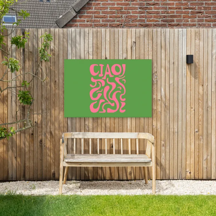 Tuinposter voorbeeld 1