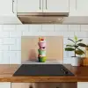 Cupcakes - Gestapeld - Kleurrijk - Fruit keuken achterwand spatscherm klein -sfeer2